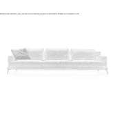 Sectional fabric sofa with removable cover Clion
