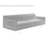 3-seater fabric sofa Lobon
