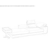 Skórzana sofa 3-osobowa Havirov