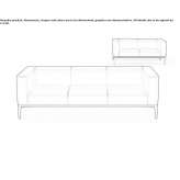 Skórzana sofa segmentowa 3-osobowa Suffern