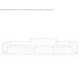 Sofa z tkaniny Isojoki