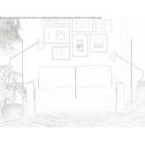 3-seater fabric sofa bed Flitwick