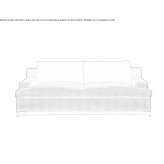 Sofa materiałowa 2-osobowa Selca
