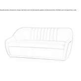 Sofa z tkaniny Dziwnow