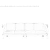 Skórzana sofa segmentowa Pehuajo