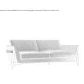 2-seater fabric sofa Balfour