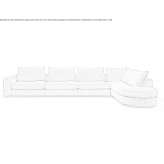 Segmentowa sofa materiałowa Landaul