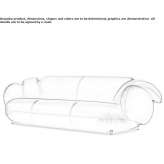 Skórzana sofa 3-osobowa Desa
