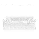 Fabric fold-out sofa Murici
