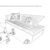Fabric sofa Beckum