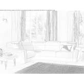 Fabric corner sofa Baulon