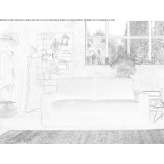 3-seater fabric sofa bed Flitwick