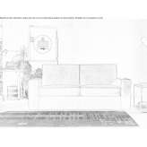 3-seater fabric sofa bed Flitwick