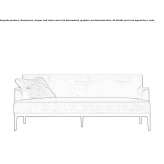Fabric sofa Vodskov