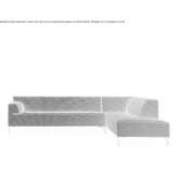 Narożna modułowa sofa materiałowa Brades