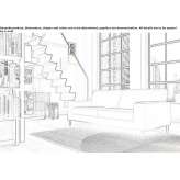 2-seater fabric sofa Ituren