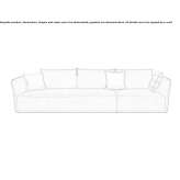 Sofa segmentowa 3-osobowa Nenzing