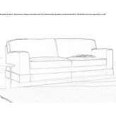 Fabric sofa Jilavele