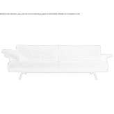 4-seater fabric sofa with a removable cover Pekre