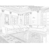 Segmentowa sofa materiałowa Gragnano