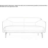 Skórzana sofa 3-osobowa Karbach