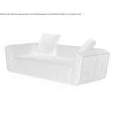 3-seater fabric sofa Campione