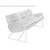 Sofa bazowa na sankach Villadoz