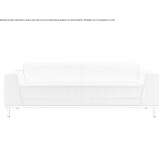 Leather 3-seater sofa Orashac
