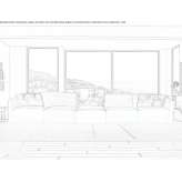 Segmentowa sofa materiałowa Ansted