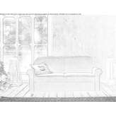 3-seater fabric sofa bed Flitwick