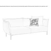 Sofa materiałowa 2-osobowa Euxton
