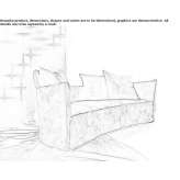 2-seater sofa with headrest Bribir