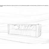 Modułowa sofa segmentowa Bribir