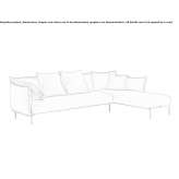 Sofa segmentowa 3-osobowa z szezlongiem Euxton