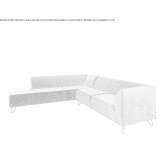 Narożna sofa segmentowa z tkaniny Ekazhevo