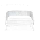 Sofa z tkaniny Bessude