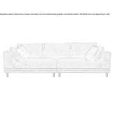3-seater sectional fabric sofa Espanola