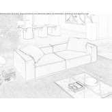 Two-seater sectional sofa Abrigada