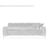 Sectional fabric sofa Pelugo