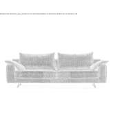 Sectional fabric sofa Cekcyn