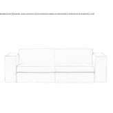 Sofa materiałowa ze zdejmowanym pokrowcem Dokurcun
