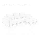 Segmentowa modułowa 3-osobowa sofa materiałowa Bierge