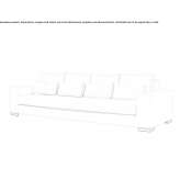 Sofa materiałowa ze zdejmowanym pokrowcem Ochten