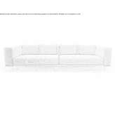 Modular sectional sofa made of fabric Pochep