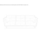Skórzana sofa Messery