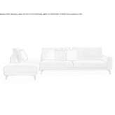 Narożna sofa segmentowa z tkaniny Echzell