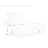 Sectional modular 2-seater fabric sofa Formosa