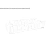 Leather sofa bed with electric drive Marnhull
