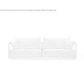 Modułowa sofa z tkaniny Tuxpan