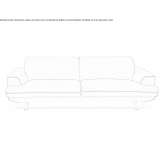 Skórzana sofa 2-osobowa Tourves